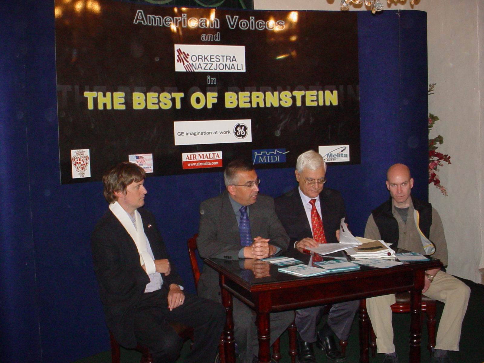 Press Conference Best of Bernstein Concert in Malta